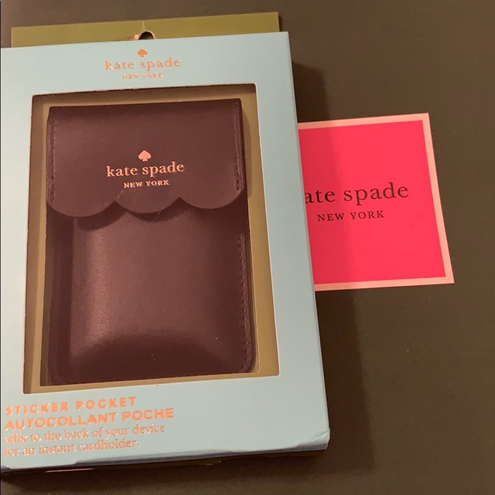 Brand New Kate Spade Scallop Sticker Pocket! 😍